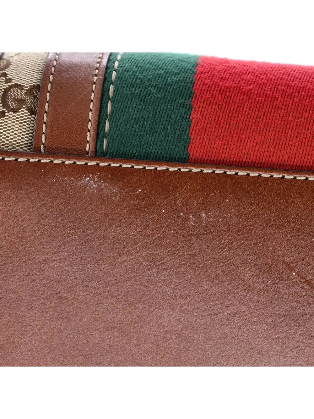 Gucci Vintage Bee Web Boston Bag Gg #294739G17B
